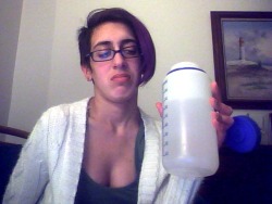 the only way for me to drink this copious amount of water is to sip it forever ugghh I wish I was asleep &gt;:/