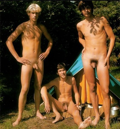 Naked in a tent