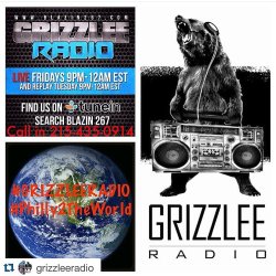 Thank you to @grizzleeradio  for having me on and letting people know about what I do and how I make it happen!!! Be sure to check out this Philly station and show them love!!! #networking  #radio  #thankyou #muchlove #photobyphelps