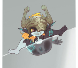 junyois:  Midna on glass :! @@ - Commission