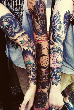 almas-tatuadas: “Todos tienen un significado. Creo que eso es lo importante acerca de los tatuajes, si tienen un significado nunca te arrepentirás de ellos”. - David Beckham  