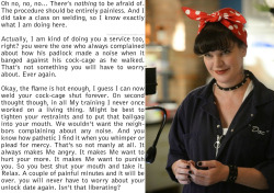 femdomcuriousme:(Pauley Perrette)Request: “Would you be willing to do a disposal caption for Pauley Perrette?  If not permanent chastity works too.”  