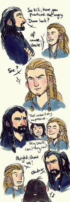 kaciart:  swiniareczka:  agehachou:  i always wondered why kili was way better at looking angry in promo pictures than fili     OMG PERFECT 