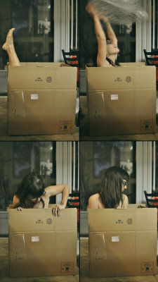 moaningxx:  vincentvangonads:  thisbody:  asleepylioness:   Opening boxes is a lot more fun than packing them up. And it’s really amusing to pretend to be from boxland and not know where you are. Enjoying the last few days in this dreaded apartment