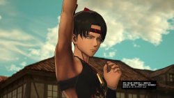 fuku-shuu:  Levi in his “Festival” DLC costume in the KOEI TECMO Shingeki no Kyojin Playstation game! The full set of costumes is here! More on the SnK Playstation game here! 