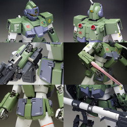 gunjap:  [WORK REVIEW] MG 1/100 RGN-79SC GM SNIPER CUSTOM [MS Gundam MSV Series] painted buildhttp://www.gunjap.net/site/?p=328861