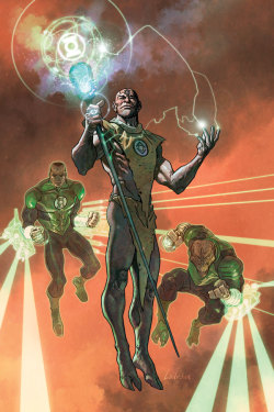 rcbot:  Vath Sarn, Munk (Indigo Tribe) and Isamot Kol - Green Lantern Corps #43 - LADRONN