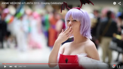 That time I was in a BeatDownBoogie video! Click the image to go to the linkLilith Aensland cosplay shot at Anime Weekend Atlanta 2015Video by Beat Down BoogieCostume created by Afterglow Cosplay   