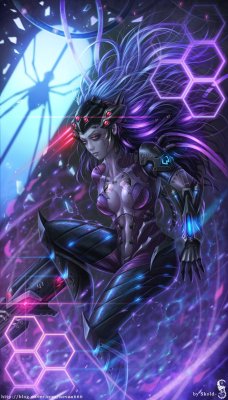 overbutts:  Cyborg Widow Maker by GothmarySkold  