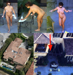 pornwhoresandcelebsluts:  Britney Spears caught by the paparazzi parading around the backyard of her Beverly Hills mansion totally naked during the height of her ‘crazy’ period in 2007
