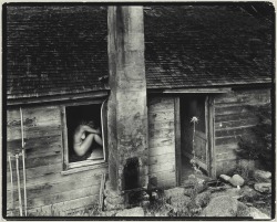 formerlyuncredited:  WYNN BULLOCK (1902-1975)   Nude in Window, c. 1955 