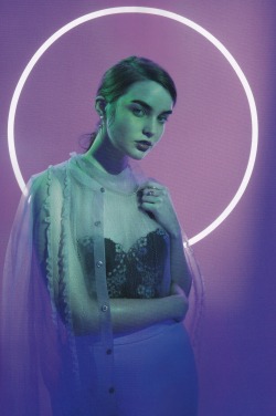 virare:  Ali Michael by Petra Collins for Oyster #104  Where can I find one of those glowing rings? They would make my art.