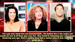 jimhines:i-eat-men-like-air:  doctaaaaaaaaaaaaaaaaaaaaaaa:  CNN Discussion feat. Amanda Seales and Steve Santagati.  you know what, fuck it, I’m going to reblog this twice because I have a story to tell. Almost two years ago I was approached by a man
