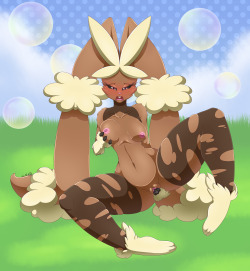 itsuko103:  Kinda late to the Mega Lopunny party but oh well! Â Better late than never! So this is just a little something I sketched for fun to warm up and then things got out of handâ€¦ Â I promise Iâ€™m going back to commissions now! 