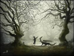 magickal-fantasy:  The Boy and His Dragon Artist: http://andyfairhurst.deviantart.com/ 
