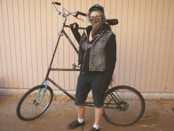 obviouslycloe:  I’ve been taking pictures of friends with their bikes for a top secret project. 