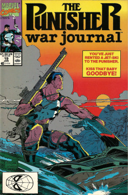 The Punisher War Journal, No. 19 (Marvel Comics, 1990). Cover art by Jim Lee and Klaus Janson.From Oxfam in Nottingham.