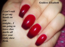 goddess-elizabeths-property:  Yes Goddess, thank you Goddess Elizabeth 