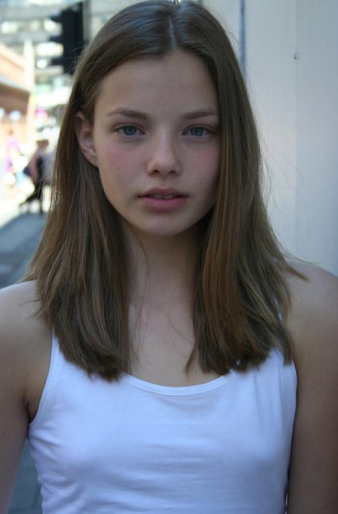 Fashion model young teen girl