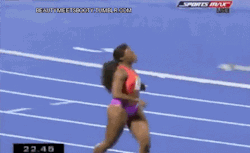 bigclitblackwomen: sensuousblkman:  Bianca Knight proven thick girls can run track as well.. or shall i say thick &amp; fine!   Yum 