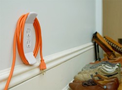 thegadgetnode:  Wall Cleat – For Storing Your Electric Plugs Specs:Dimensions : Width: 6.986 cm Height: 3.456 cm Depth:: 19.212 cmShips : Internationally Price: ๒ USD Check it out at Amzn via http://TheGadgetNode.com Also on: Facebook | Pinterest