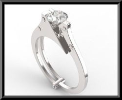 beautflstranger:  handcuff diamond ring..proof that bdsm jewelry can indeed be elegant. 
