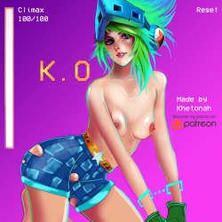 khetonah:  Arcade Riven from League of Legends, clean version, and unclean :D If you want to help me, maybe think about being my patron ? https://www.patreon.com/kheton?ty=h 