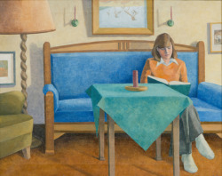 huariqueje: Interior   -  Lauri Laine  , 1975 Finnish,b.1945- Oil on canvas 79x100 cm.  We love art. And you?