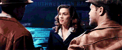 mrgaretcarter: Peggy beating up two dudes in the 2013 short film Agent Carter (in 540px)