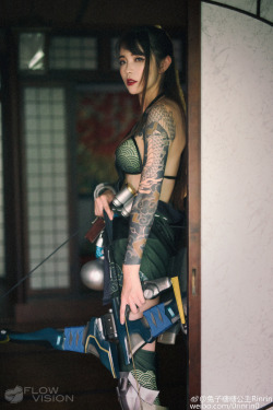 yourlieinapril:  Hanzo Cosplay by http://weibo.com/0rinrin0 