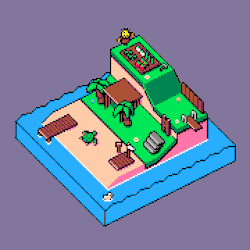 pixeloutput:  Isometric island by dr_zoitberg