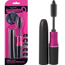 Can be purchased for under บ here https://goo.gl/pR2VkG My Secret Screaming O Vibrating Mascara is a super-powered, discreet mini vibe that looks just like mascara! With an ultra-soft Tingle Tip, this massager magnifies vibration for targeted stimulatio