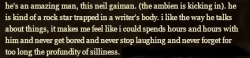 amandapalmer:  weâ€™re archiving my blog. this is the first mention i ever make of neil gaiman, long before we were dating.