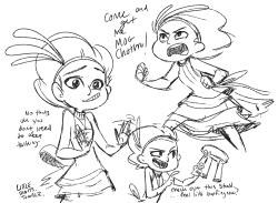 littledigits:  some quick warm up sketches of Vella. Gosh darn i loves me some broken age …. ive only recently played it so now im hurting with everyone else waiting for the second part.    zomg just realized that talented @littledigits also drew fanarts