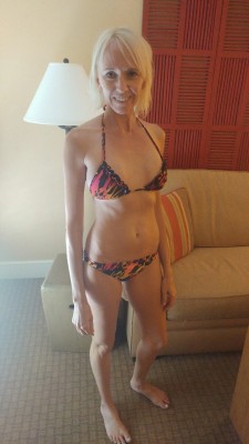 madymayhem:  Hanging out at the Arizona Grand Resort. Forgot my bikini but got this one at the water park. What do you all think?