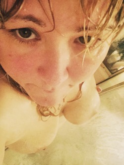 davidsdirtygirl:  Raw and exposed. Wet no make Up .  Hot shower after a long day .  Nipples pressed up against the shower glass.  I can hear my phone ringing . Sir it’s you calling lol  I knew you would catch me while I was cleaning all your sexy parts