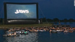 horrorharbour:  straightpalechristianrepublicans:  revelation19:  The best possible way to watch Jaws.  I think you mean the worst  This. Is. Amazing. 