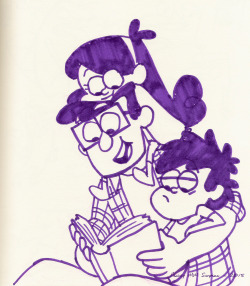 imaginashon:  kiki-kit:  imaginashon:  Some sharpie doodads of Mabel and Dipper and Family/Friends ~&lt;3Greg’s plaid outfit is Ky’s awesome idea, and the last picture is thankies to Serina for helping with the pose and idea :)  a wonderful continuation