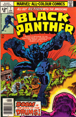 The Black Panther No. 7 (Marvel Comics, 1977). Cover art by Jack Kirby.From Oxfam in Nottingham.