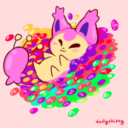 dailyskitty:every time I type “skitty” on my phone it auto corrects to “skittles”