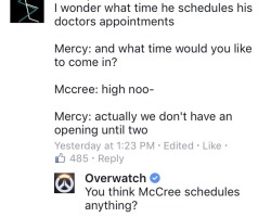 my-steady-blade:  This just in: it’s canon that McCree is helpless and an adult child 