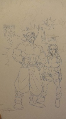 sun1sol:  Meet (ME!) “G”  Meet the real Sun1sol! A grey goblin looking freak that wants nothing but a hot busty babe to make him a big strong man! The girl in the right is my other OC “Liz” in all black clothes and gold jewelry(don’t steal)