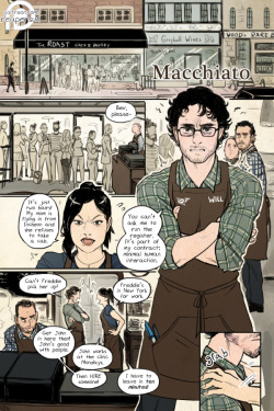 reapersun:Support Macchiato on Patreon =&gt; Reapersun on Patreon View from beginning -Page 1 - Page 2 &gt; ————— This is one of the sfw comics I’ll start posting for Patreon in April; it’s a Hannigram coffee shop AU/alternate first meeting