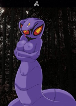 anthrofurs69:  Courtney and arbok for shadyrebelconnoisseur  I know that most of the Courtney pictures donâ€™t have anything to do with actual Pokemon, but she is too hot to pass up