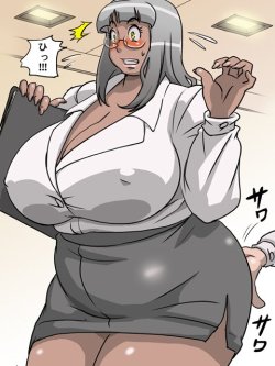 Houman Kyonyu Shugi - Ausf.D by PenguindouWhen the Chocolate BBW at work whines about not getting any in so long. You should fuck her right then and there.