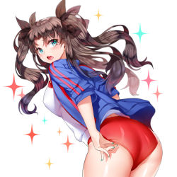 hentaibeats:  Tohsaka Rin Set!   Click here for my facebook ecchi page! (Has bonus ecchi content not posted on my tumblr!) Sources![ 1 – ★ by GANIK on pixiv ][ 2 – …何見てんのよ by きょくちょ on pixiv ][ 3 – 間桐凛 by 月水月