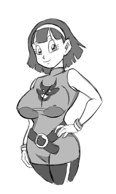 Finally got around to drawing Videl from the new DB movie&hellip; and then some.