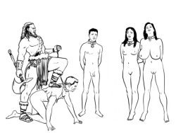 slaveryart:  Here is a first step of a new comic we are working on. It will be set in the fictional world of “Gor” and will include a lot of slavery, bdsm, sex and maybe even one or two castrations. Check it out at https://www.patreon.com/slaveryart