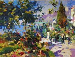impressionism-art-blog:Crimea.Gursuf, 1917, Konstantin Korovin