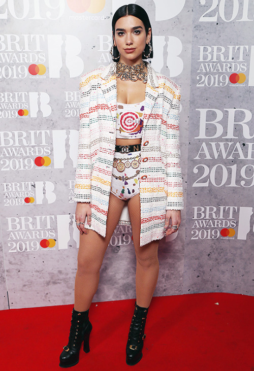 dua-source:DUA LIPA at the 2019 BRIT Awards (February 20, 2019) 